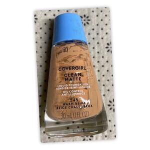 Covergirl Clean Matte Liquid Foundation, 545 Warm Beige